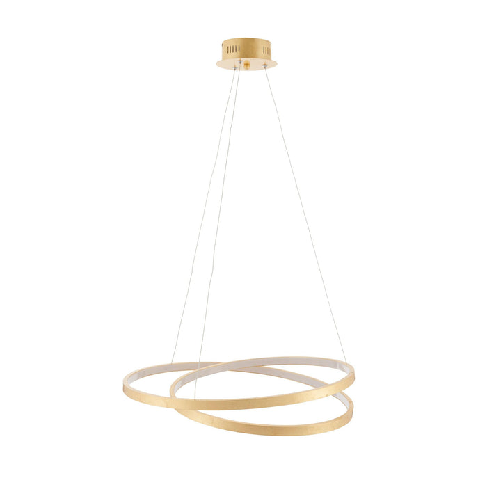 Endon Scribble 1 Light Gold Ceiling Pendant Light 72479