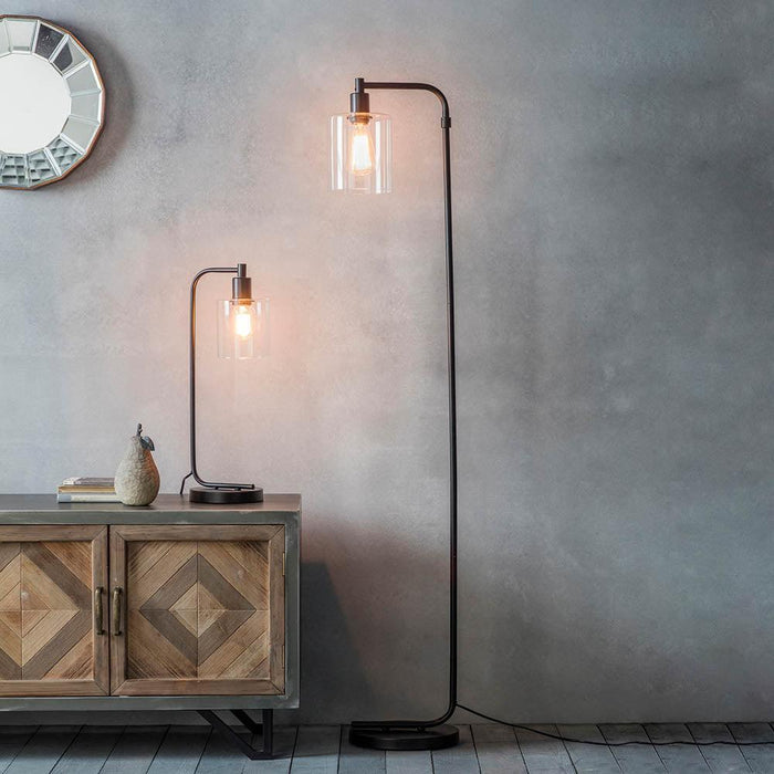 Endon Toledo 1 Light Black Table Lamp 4