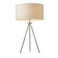 Endon Tri 1 Light Chrome Table Lamp by Endon Lighting — suits living rooms, bedrooms & offices