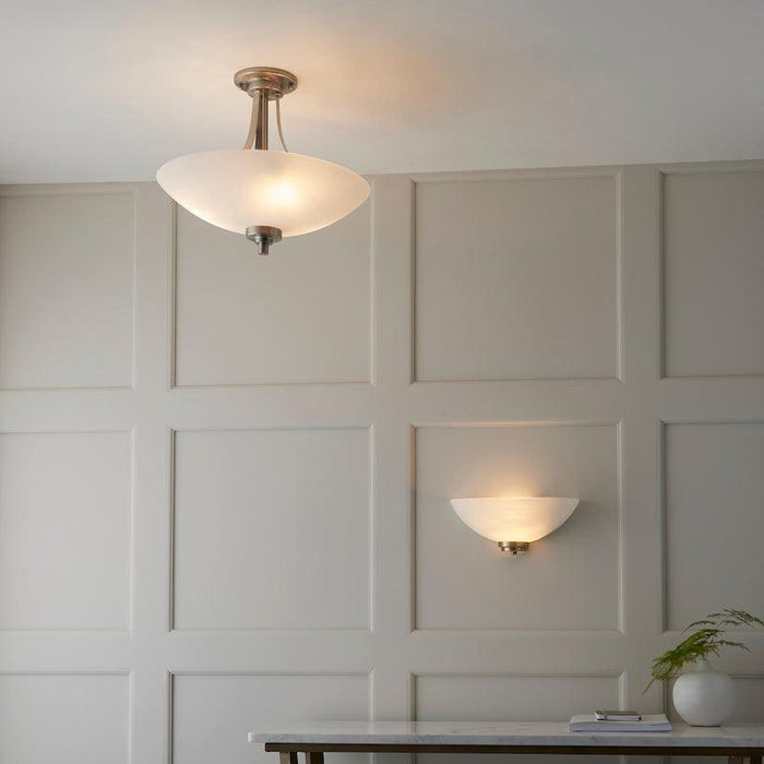 Welles Antique Brass Finish Uplighter Wall Light WELLES-1WBAB family