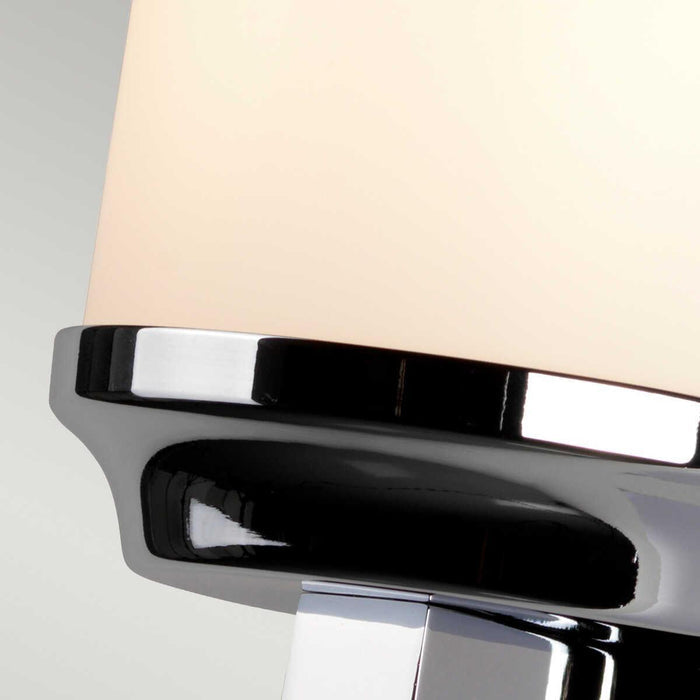feiss amalia small polished chrome bathroom wall light Close Up