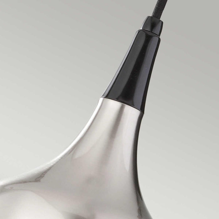 Feiss Beso Mini Bushed Steel Pendant Ceiling Light-Ceiling Pendant Lights-Elstead Lighting-6-Tiffany Lighting Direct
