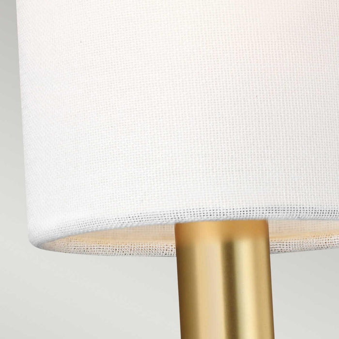 Feiss Brianna 1 Light Brass Wall Light FE-BRIANNA1-BB,Elstead Lighting, hallway lighting close up