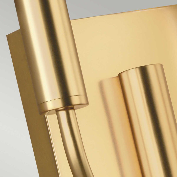 Feiss Brianna 2 Light Brass Wall Light FE-BRIANNA2-BB,Elstead Lighting, hallway lighting close up