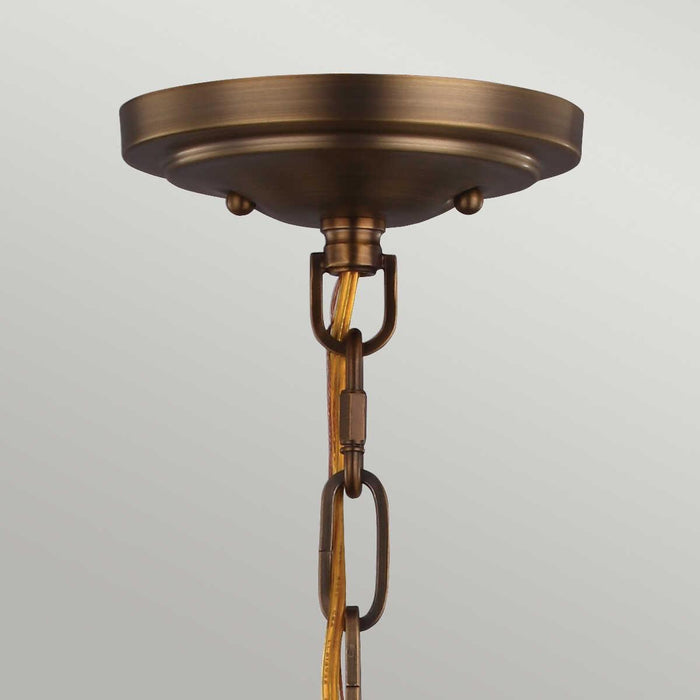 Feiss Cadence Mini Antigue Bronze Pendant Ceiling Light-Ceiling Pendant Lights-Elstead Lighting-5-Tiffany Lighting Direct