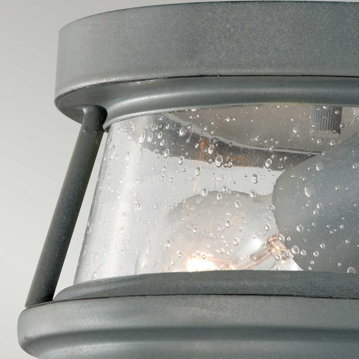elstead chelsea harbour storm cloud finish outdoor flush lantern Living Room Close Up