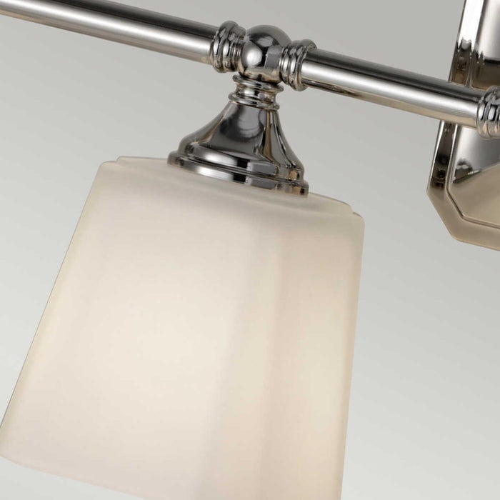 feiss concord polished chrome finish 4 light bathroom above mirror light Living Room Close Up