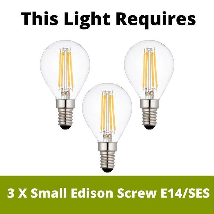 Feiss Corinne 3 Light Nickel Medium Pendant Ceiling Light-Ceiling Pendant Lights-Elstead Lighting-3-Tiffany Lighting Direct