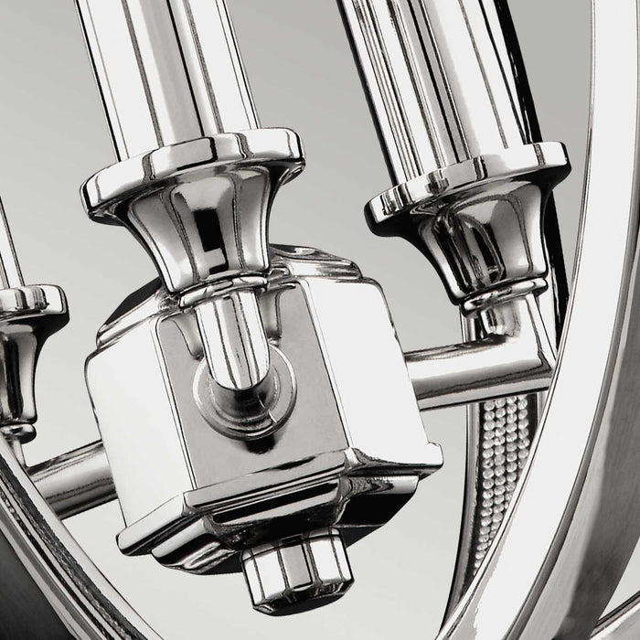 Feiss Corinne 3 Light Small Polished Nickel Ceiling Pendant-Ceiling Pendant Lights-Elstead Lighting-8-Tiffany Lighting Direct