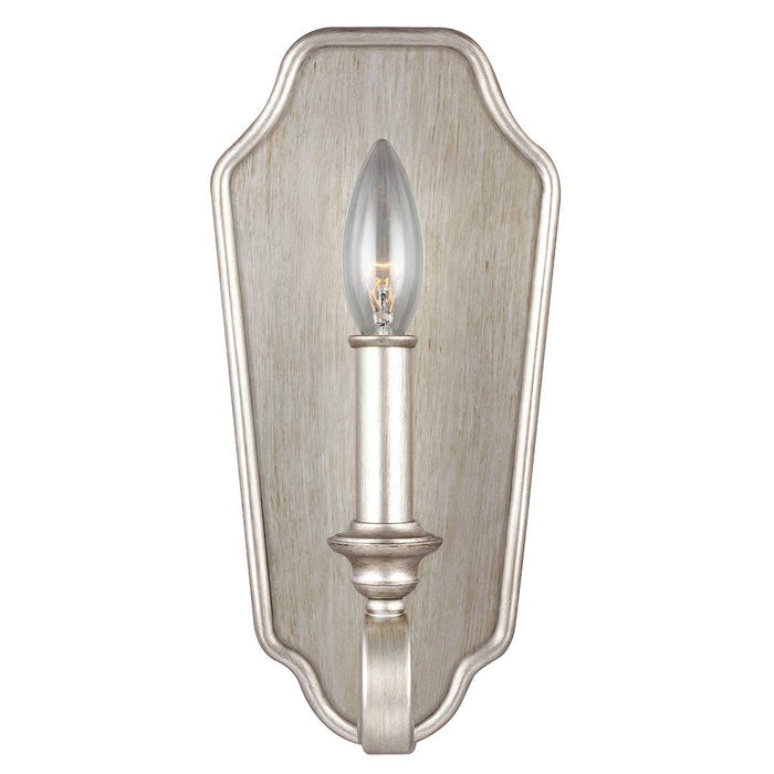 Feiss DeWitt 1 Light Sunrise Silver Wall Light — product detail
