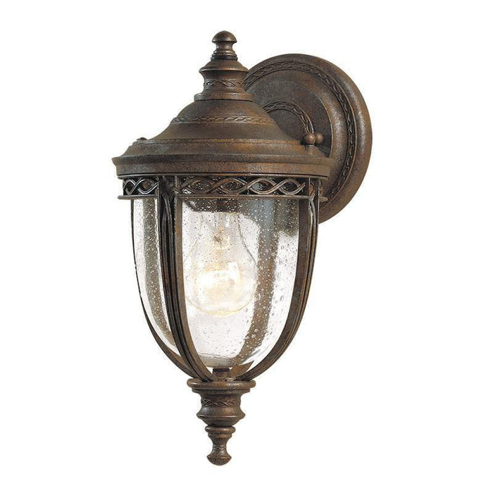 Elstead English Bridle British Bronze Finish Small Outdoor Wall Lantern 1