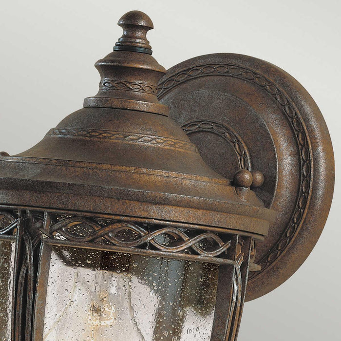 Elstead English Bridle British Bronze Finish Small Outdoor Wall Close up image