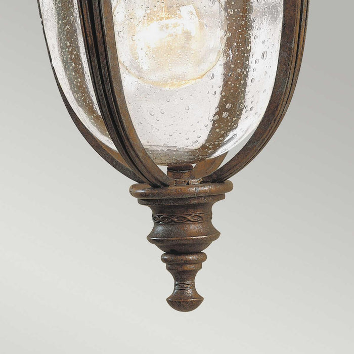 Elstead English Bridle British Bronze Finish Small Outdoor Wall Fitting Close up