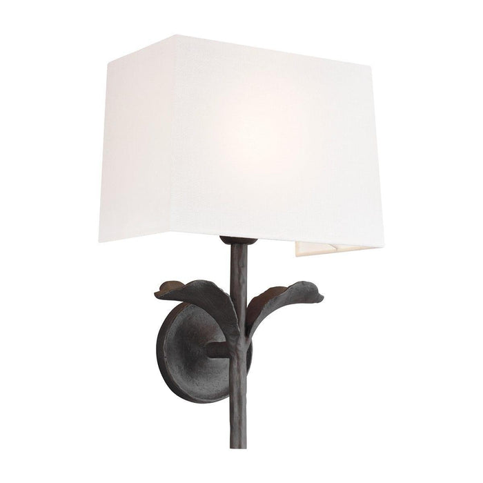 Feiss Georgia 1 Light Aged Iron Wall Light FE-GEORGIA1,Elstead Lighting,1