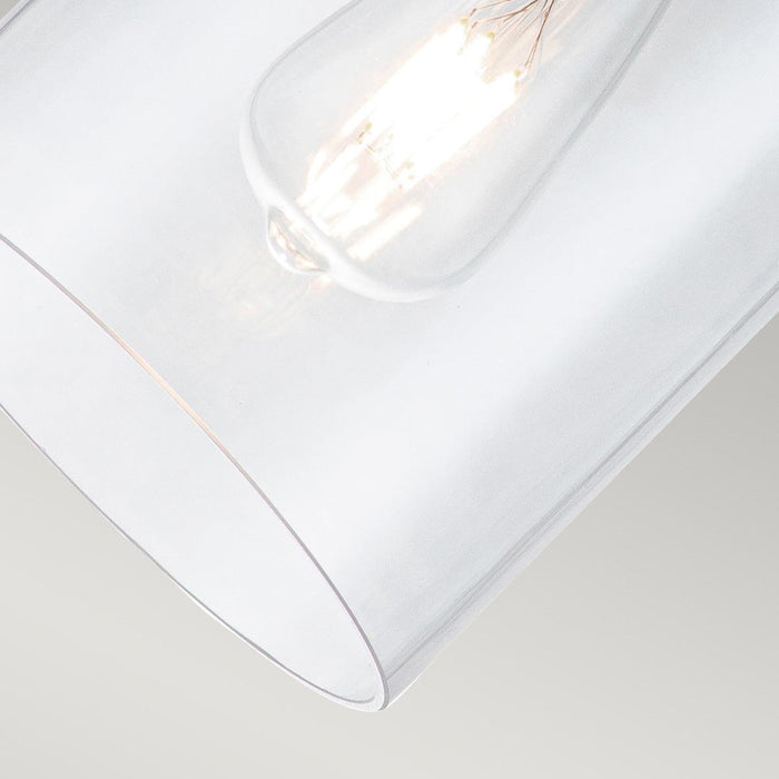 Feiss Hounslow 1 Light Brass Mini Pendant - Glass Shade-Ceiling Pendant Lights-Elstead Lighting-5-Tiffany Lighting Direct