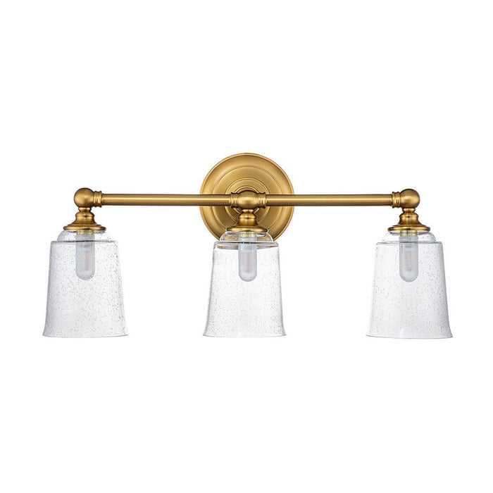 Feiss Huguenot Lake 3 Light Above Mirror Bathroom Light Close Up Image