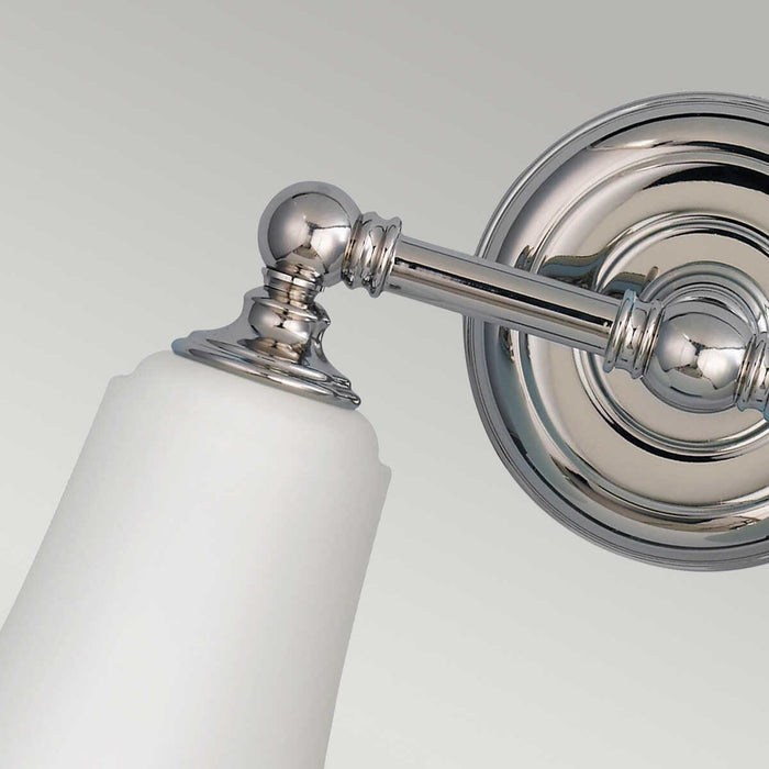 feiss huguenot lake polished chrome finish 2 light bathroom above mirror light Living Room Close Up
