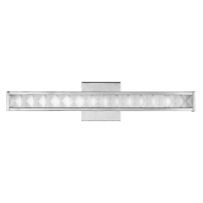feiss jessie 1 light led polished chrome bathroom wall light Detailed Close Up