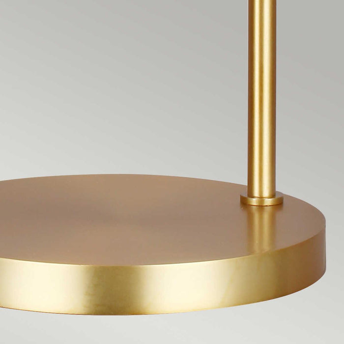 Feiss Joan 1 Light Black & Brass Traditional Table Lamp 4
