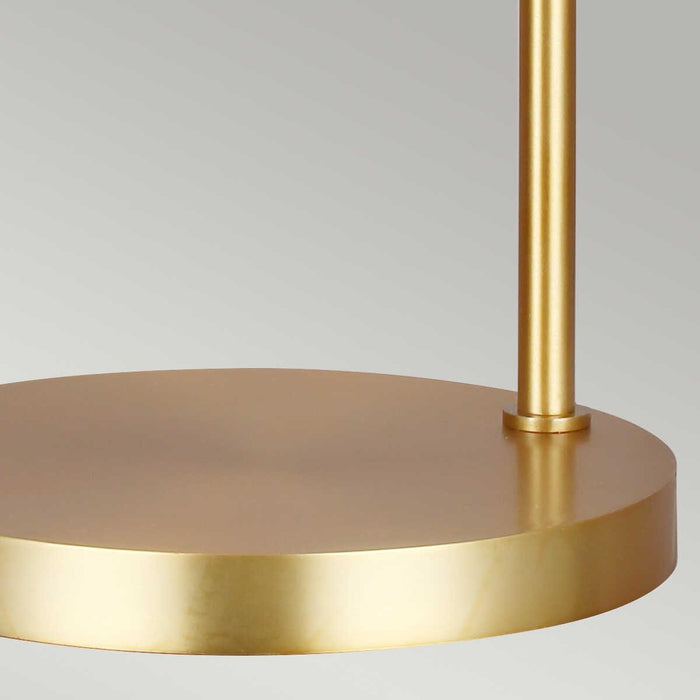 Feiss Joan 1 Light Matte White & Brass Table Lamp 5