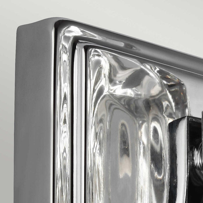 feiss kalli 1 light polished chrome bathroom wall light Close Up LED Bulb