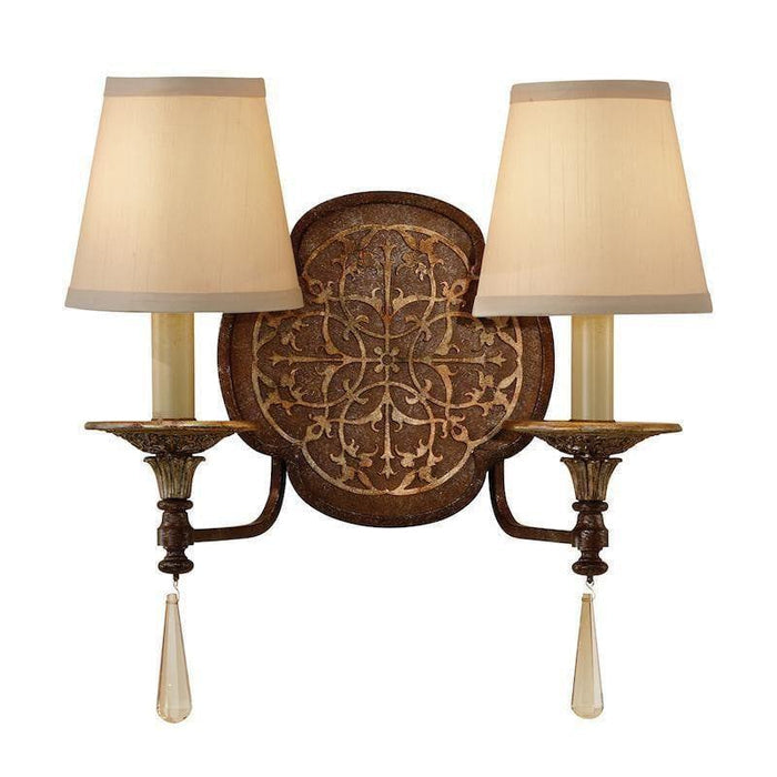 Traditional Wall Lights - Feiss Marcella 2lt Wall Light FE-MARCELLA2 1