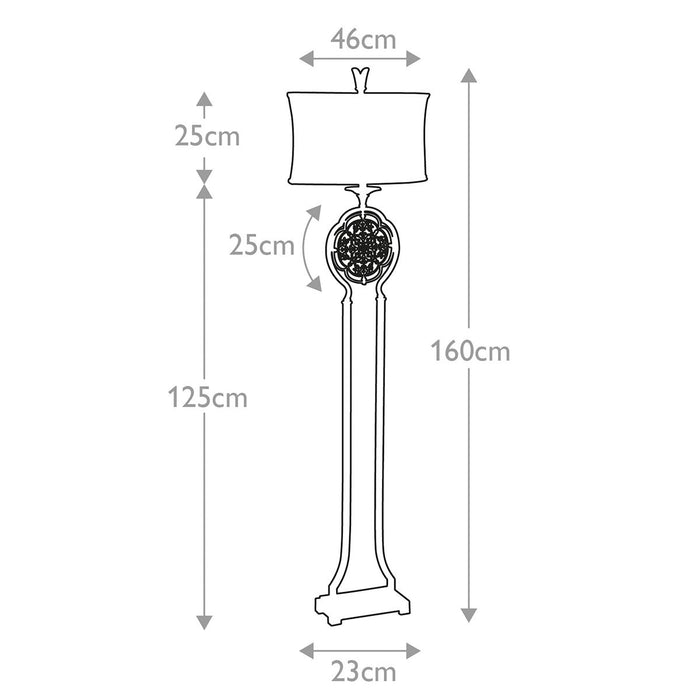 Feiss Marcella Floor Lamp — alternate view