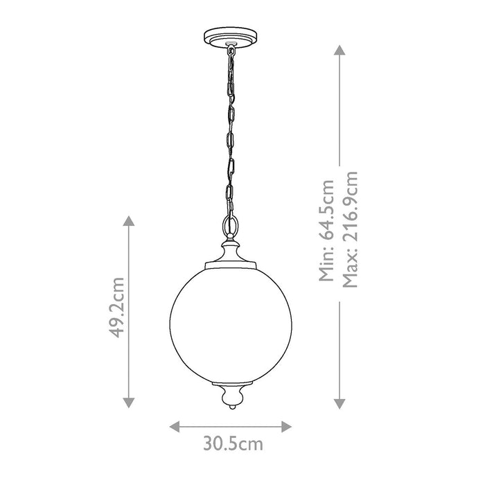 Feiss Parkman Polished Nickel Large Pendant Ceiling Light — close-up detail
