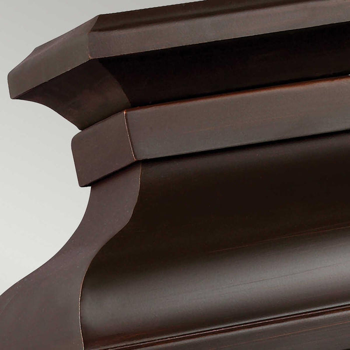 feiss pediment medium outdoor wall light Detailed Close Up