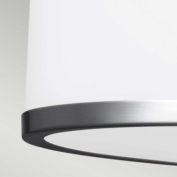 Feiss Prospect Park 2 Light Semi-Flush Chrome Ceiling Light-Ceiling Pendant Lights-Elstead Lighting-6-Tiffany Lighting Direct