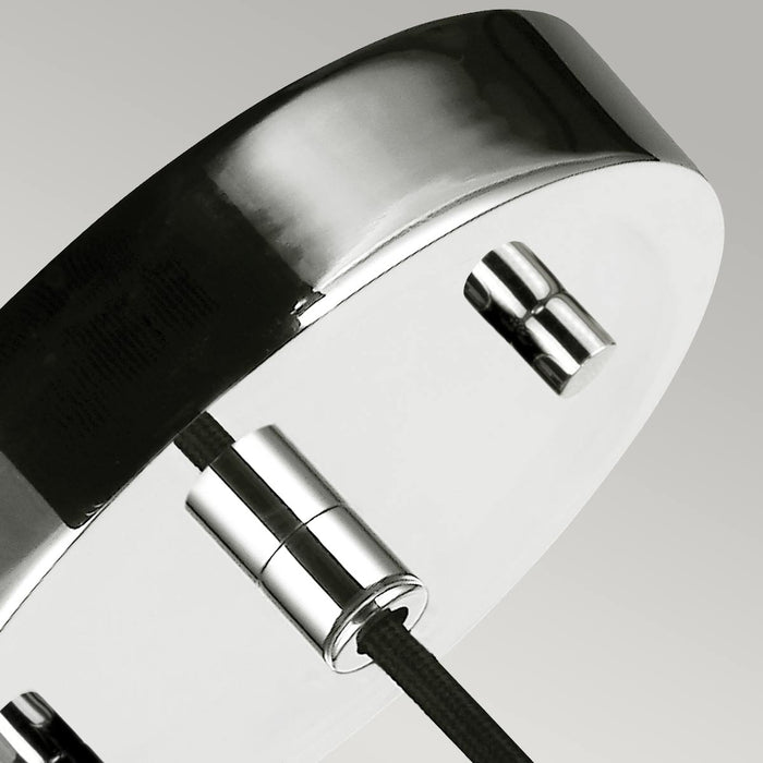 Feiss Rubin 1 Light Mini Pendant Polished Nickel Ceiling Light — product detail