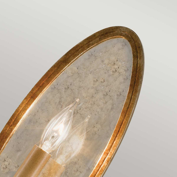 Feiss Valentina 1 Light Bronze Wall Light — lifestyle setting