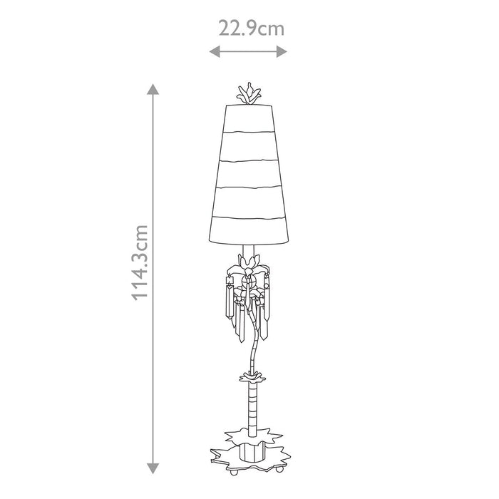 Flambeau Birdland Table Lamp — close-up detail