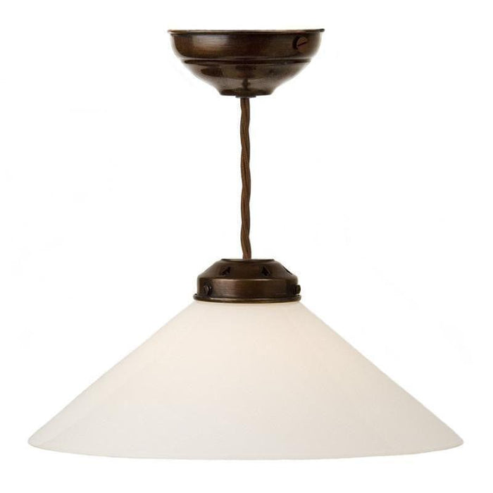 Art Deco Ceiling Lights - Kansa Flashed Opal Arte Deco Ceiling Light WFO42