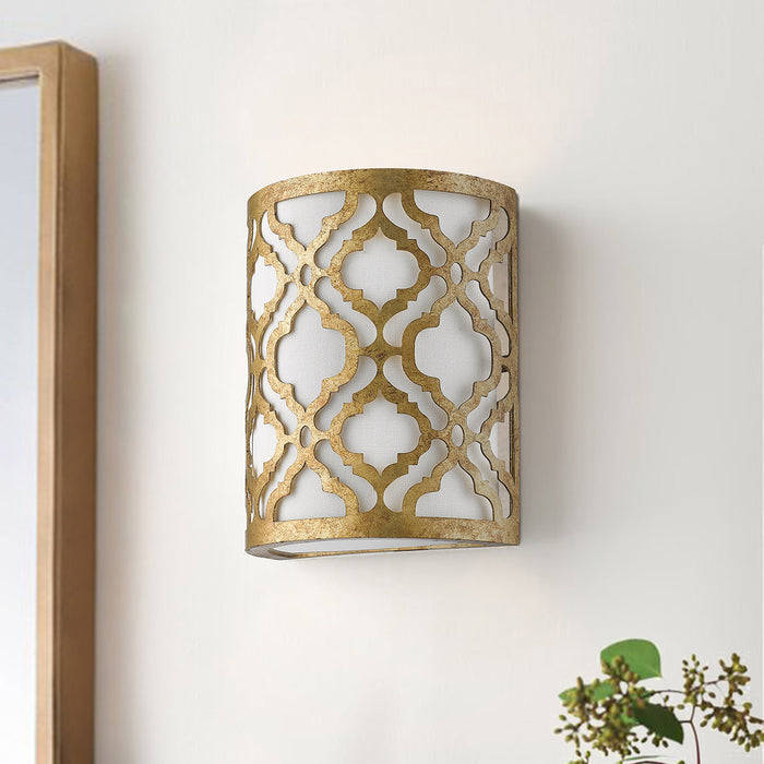 Gilded Nola Arabella 1 Light Gold Wall Light — alternate view
