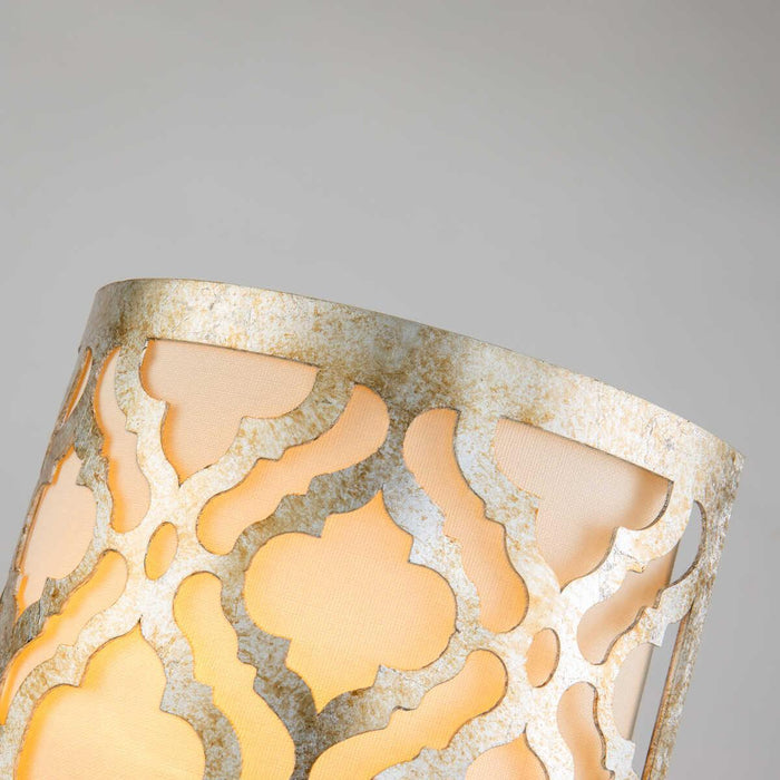 Gilded Nola Arabella 1 Light Gold Wall Light Close Up Image