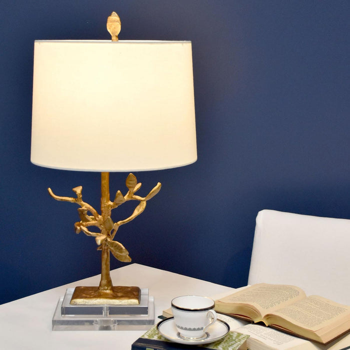 Gilded Nola Audubon Park 1 Gold Light Table Lamp Elstead — product detail