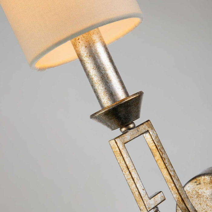 Gilded Nola Lemuria 1 Light Gold Wall Light  Living Room Close Up