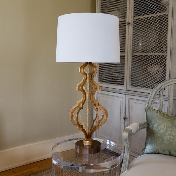 Gilded Nola Octavia 1 Light Table Lamp - Distressed Gold — alternate view