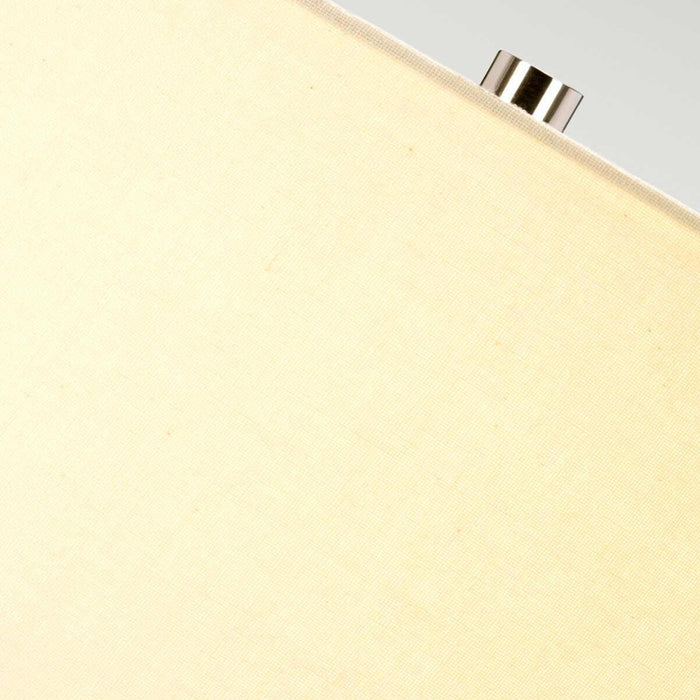 Grange Park Grey & Brown Ceramic Table Lamp shade close up