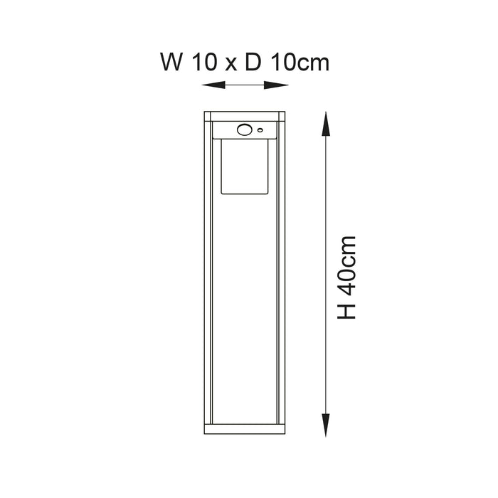 hallam 1 light outdoor post by Endon Lighting Hallway Lighting Ideas
