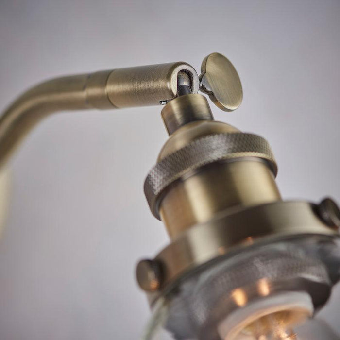 Hansen Brass Wall Light adjustable