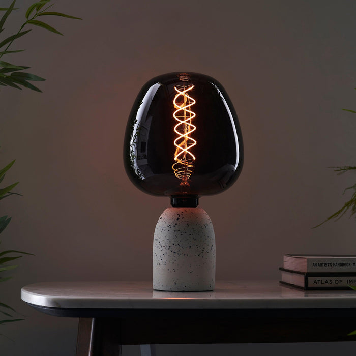 helix decorative 4w smoke tinted glass led e27 light bulb mDining room lighting