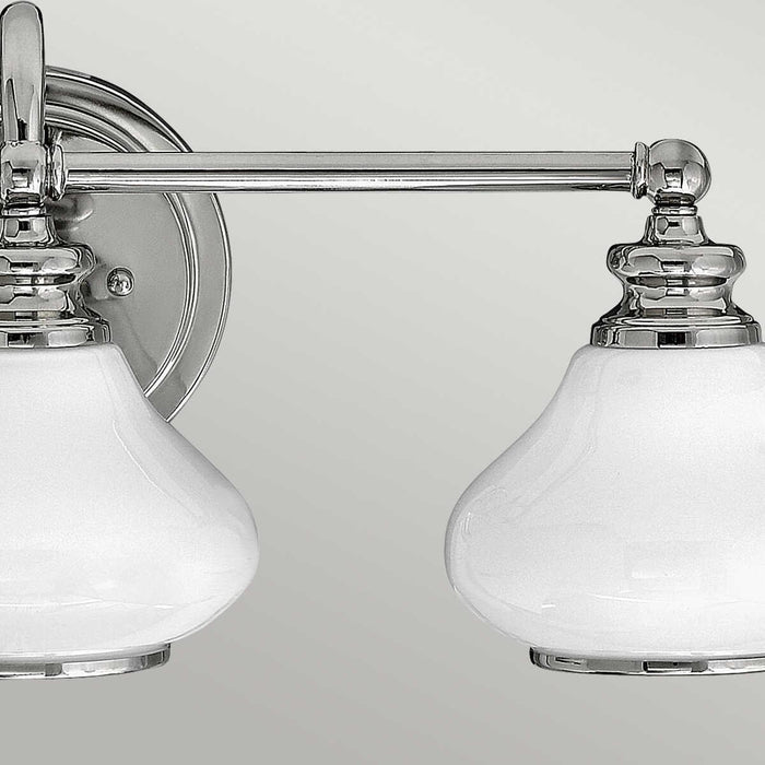 hinkley ainsley 3 light polished chrome bathroom wall light Living Room Close Up