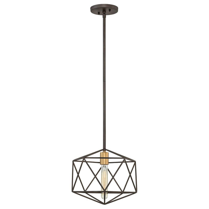 Hinkley Astrid Mini Matte Bronze Pendant Ceiling Light-Ceiling Pendant Lights-Elstead Lighting-1-Tiffany Lighting Direct