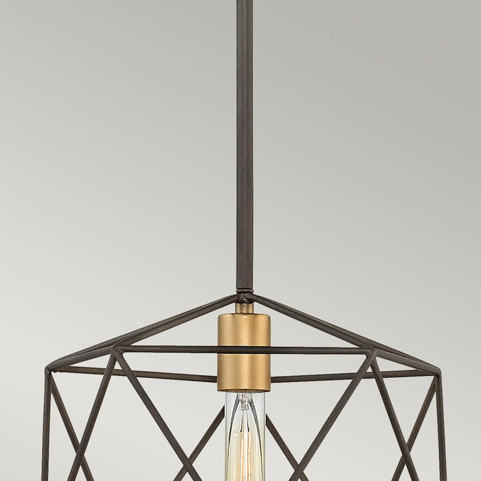 Hinkley Astrid Mini Matte Bronze Pendant Ceiling Light-Ceiling Pendant Lights-Elstead Lighting-2-Tiffany Lighting Direct