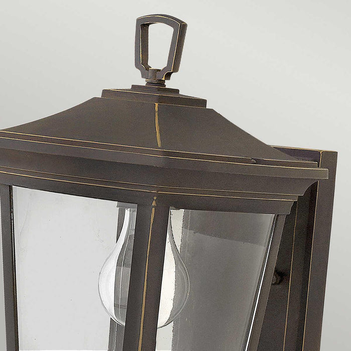 Hinkley Bromley Small Outdoor Wall Light by close up image