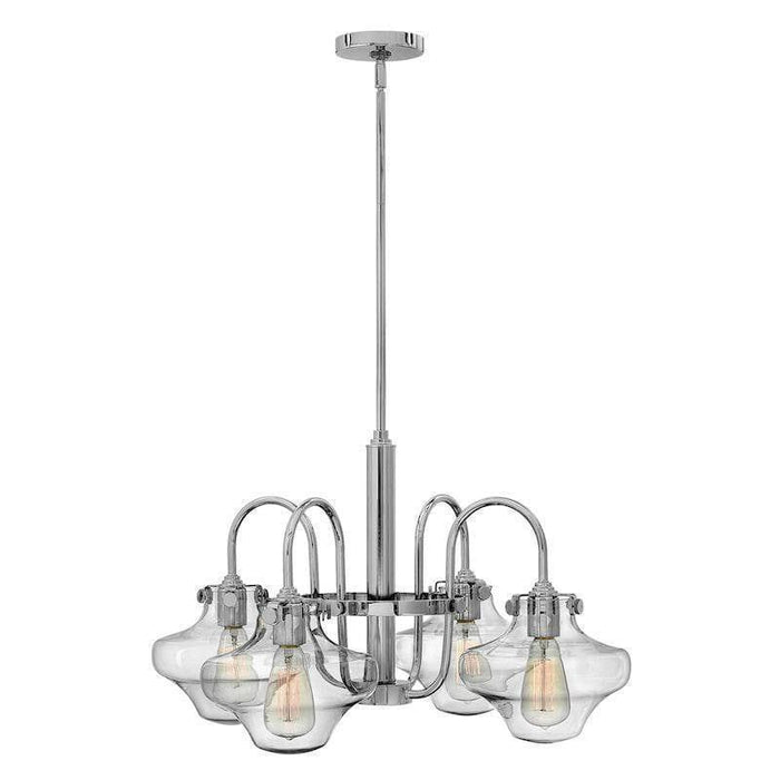 Traditional Ceiling Pendant Lights - Hinkley Congress Clear Glass Pendant Ceiling Light HK/CONGRES4/B CM