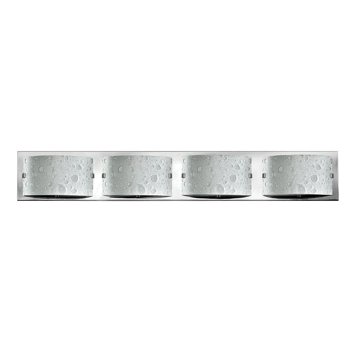 hinkley daphne 4 light polished chrome bathroom wall light