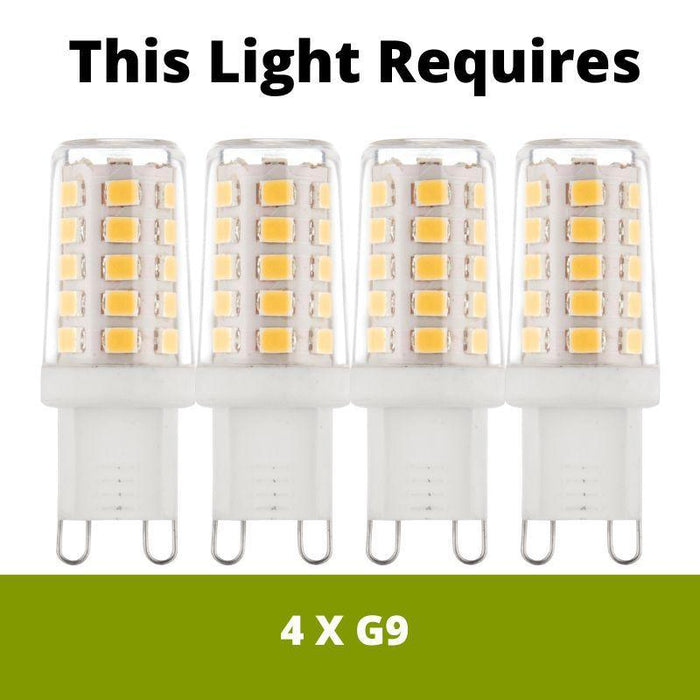 hinkley daphne 4 light polished chrome bathroom wall light LED Lamp Bulb Guide